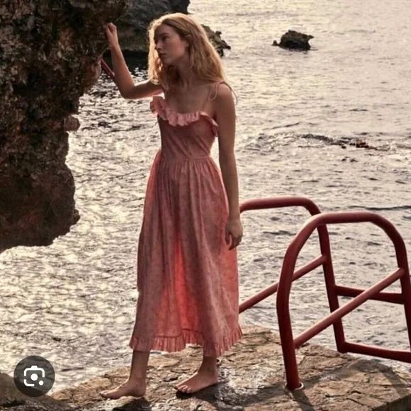 Doen | Dresses | Doen Wendelin Pink Bouton De Rose Dress Xxs | Poshmark